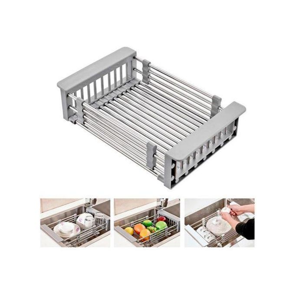 Égouttoir De cuisine Multifonctionnel En Acier Inoxydable