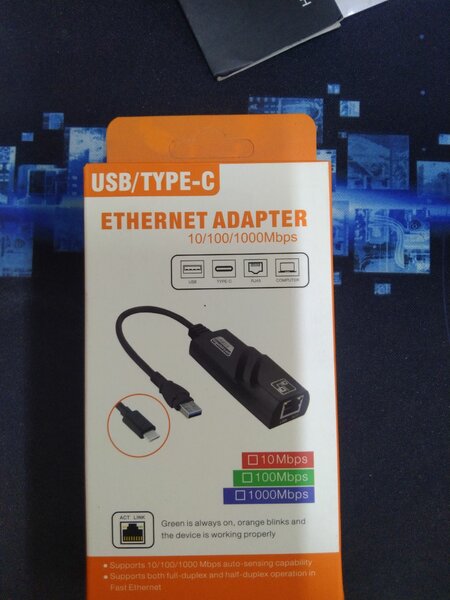 Adaptateur Ethernet USB Type-C
