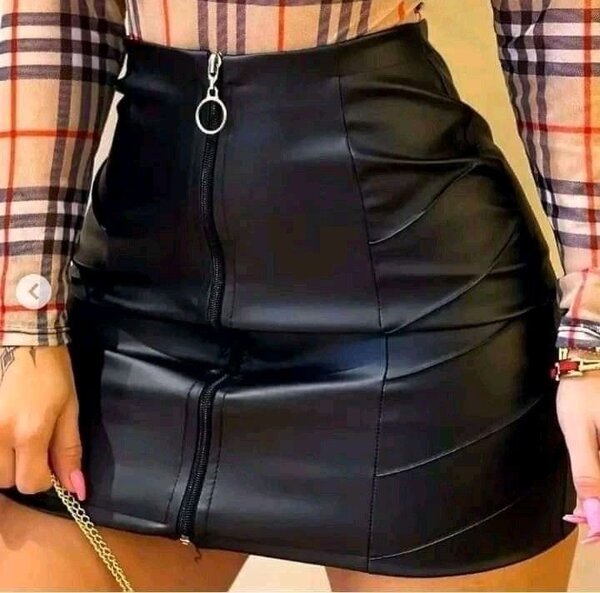 Leather skirt