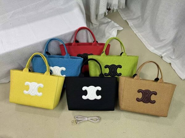 Sac à main tendance en paille