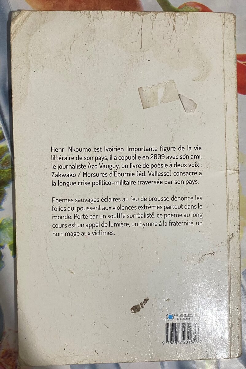 Poèmes sauvages éclairés au feu de brousse