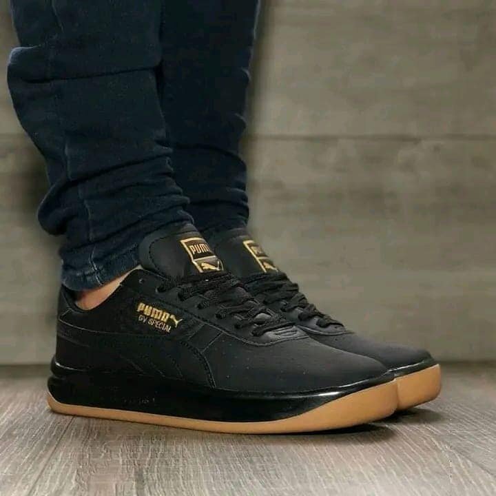 Men's Black Cougar Sneakers