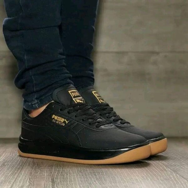 Men's Black Cougar Sneakers