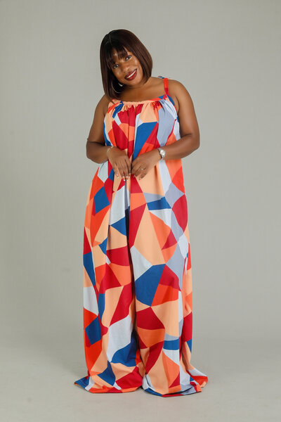 Combinaison imprimée chic