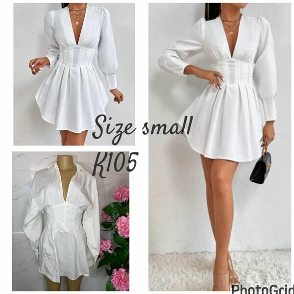 Beautiful and stylish women's dress white