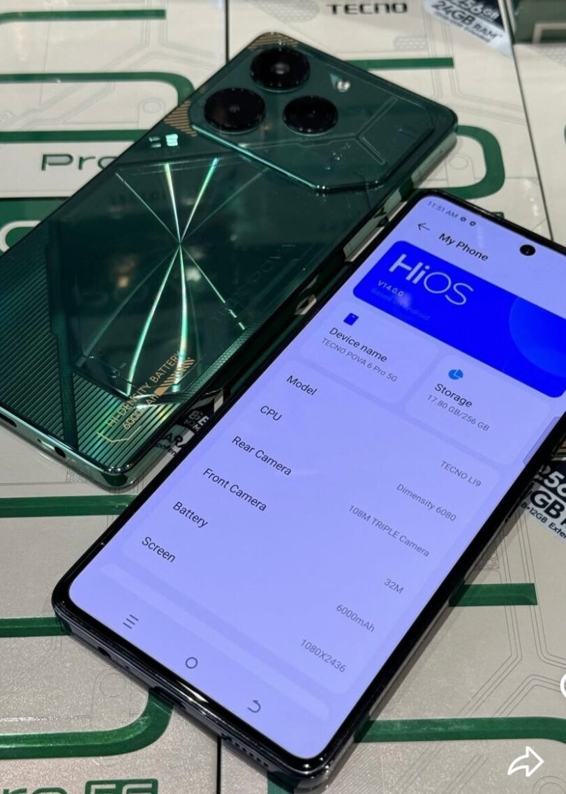 Smartphone Tecno Pova 6 Pro