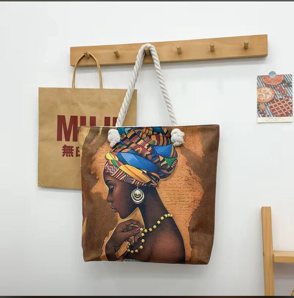 Sac cabas avec illustrations artistiques