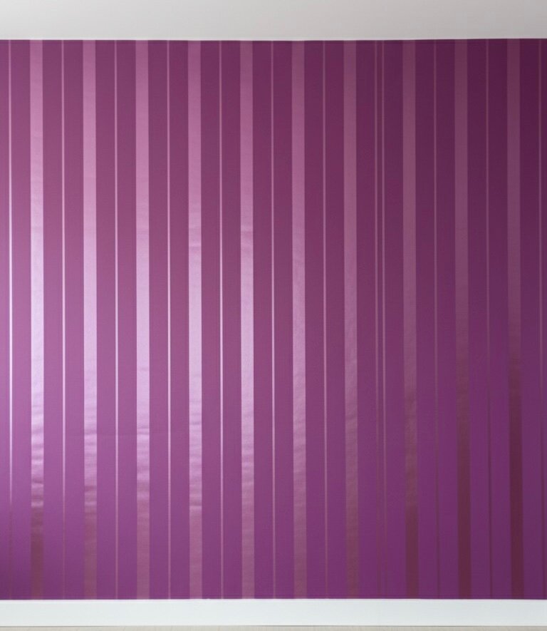 Papier Peint Rayé Violet Élégant