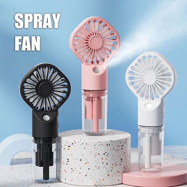 Mini hand spray fan