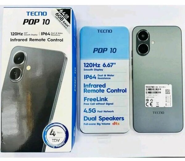 Tecno Pop 10 Smartphone
