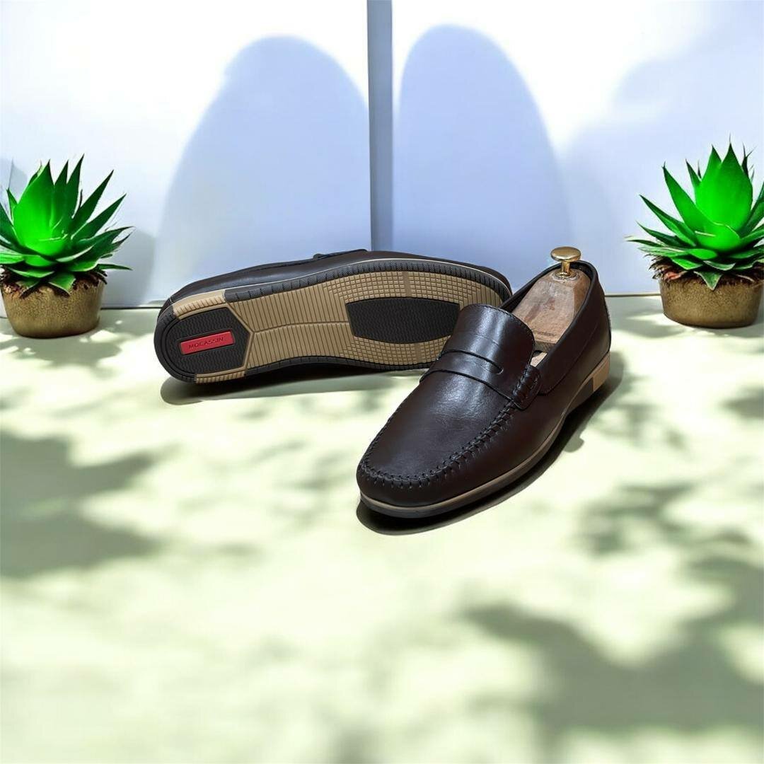 Mocassins en cuir élégants