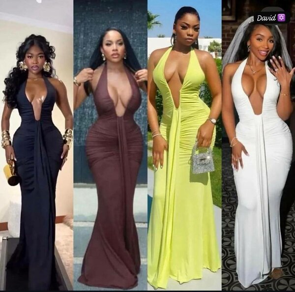 Robe longue de soirée élégante