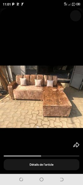 Canapé d'angle modulable