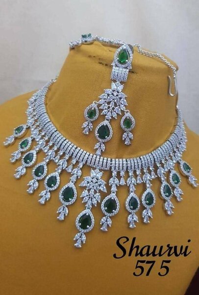 Indian one carat American diamond set