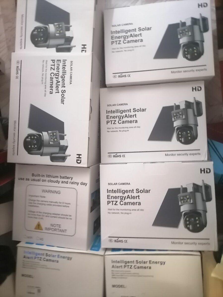 4G Dual Lens Solar PTZ Camera 4MP solar power panel battery