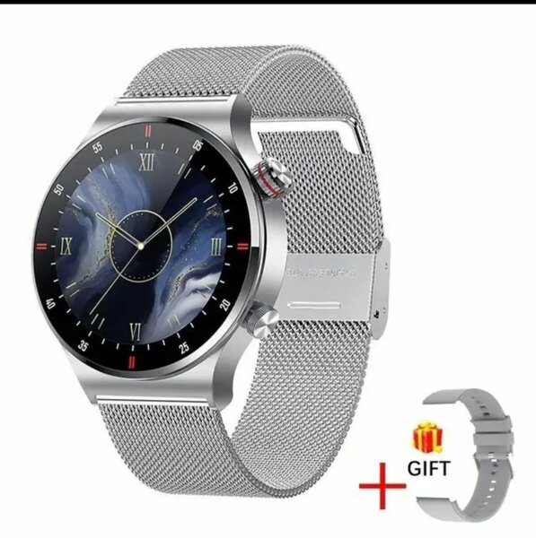 Montre connectée en acier