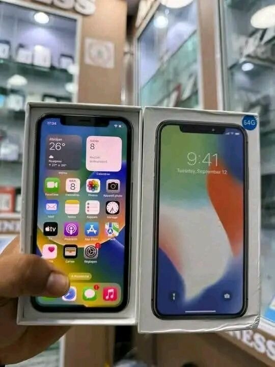 iPhone X 64Go - Argent