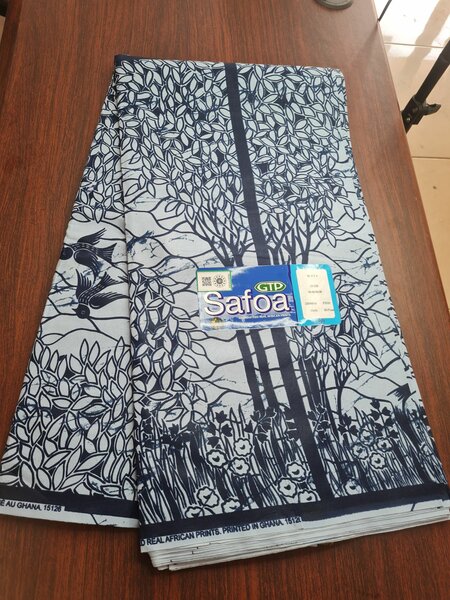 Safoa Indigo white