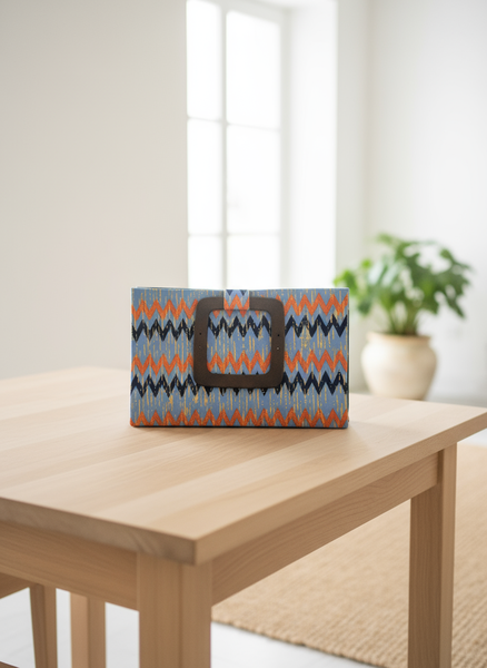 Sac à main élégant zigzag