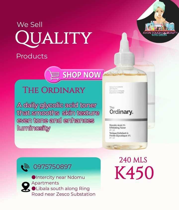Ordinary glycolic Acid 7% Toning solution 240mls