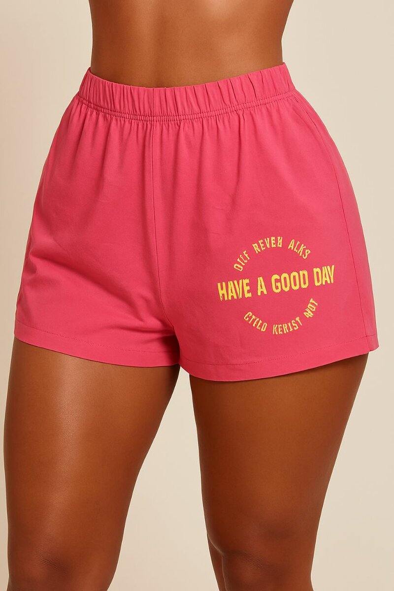 Shorts décontractés imprimés pour femmes