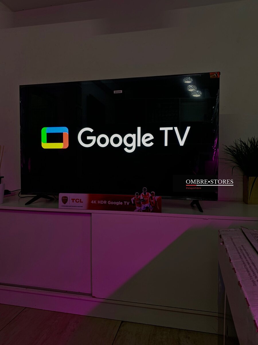 55 inch TCL Google 4K HDR tv
