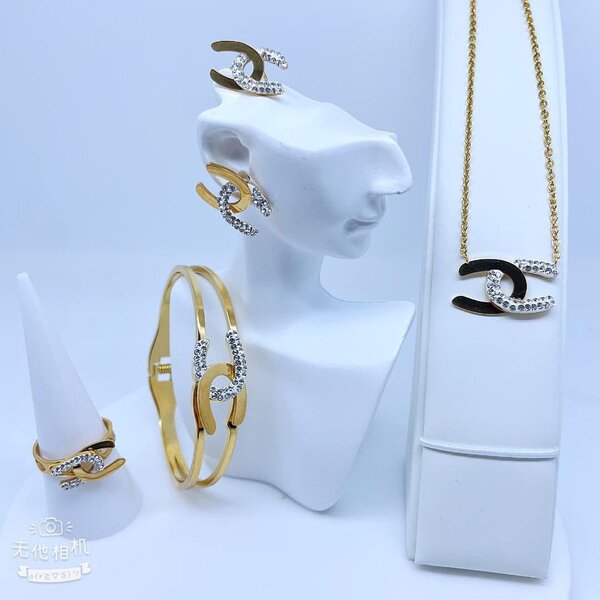 Ensemble Bijoux Élégant Cristal