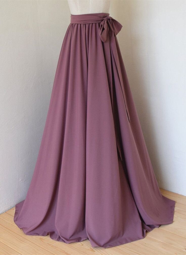 Jupon long élégant femme