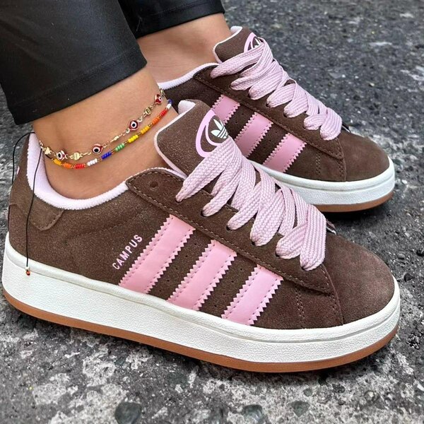 Baskets Campus Rose Femme