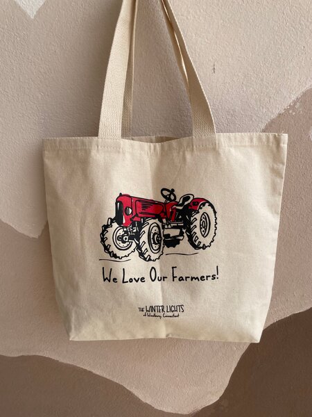 Sac cabas en coton imprimé