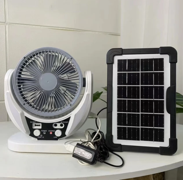Ventilateur rechargeable et solaire