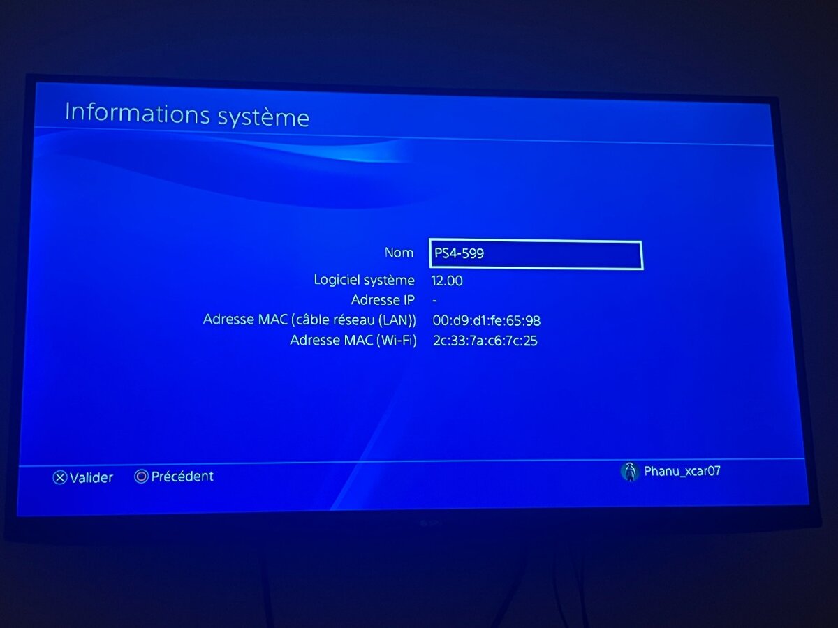 Ps4 avec une manette