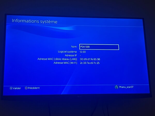 Ps4 avec une manette