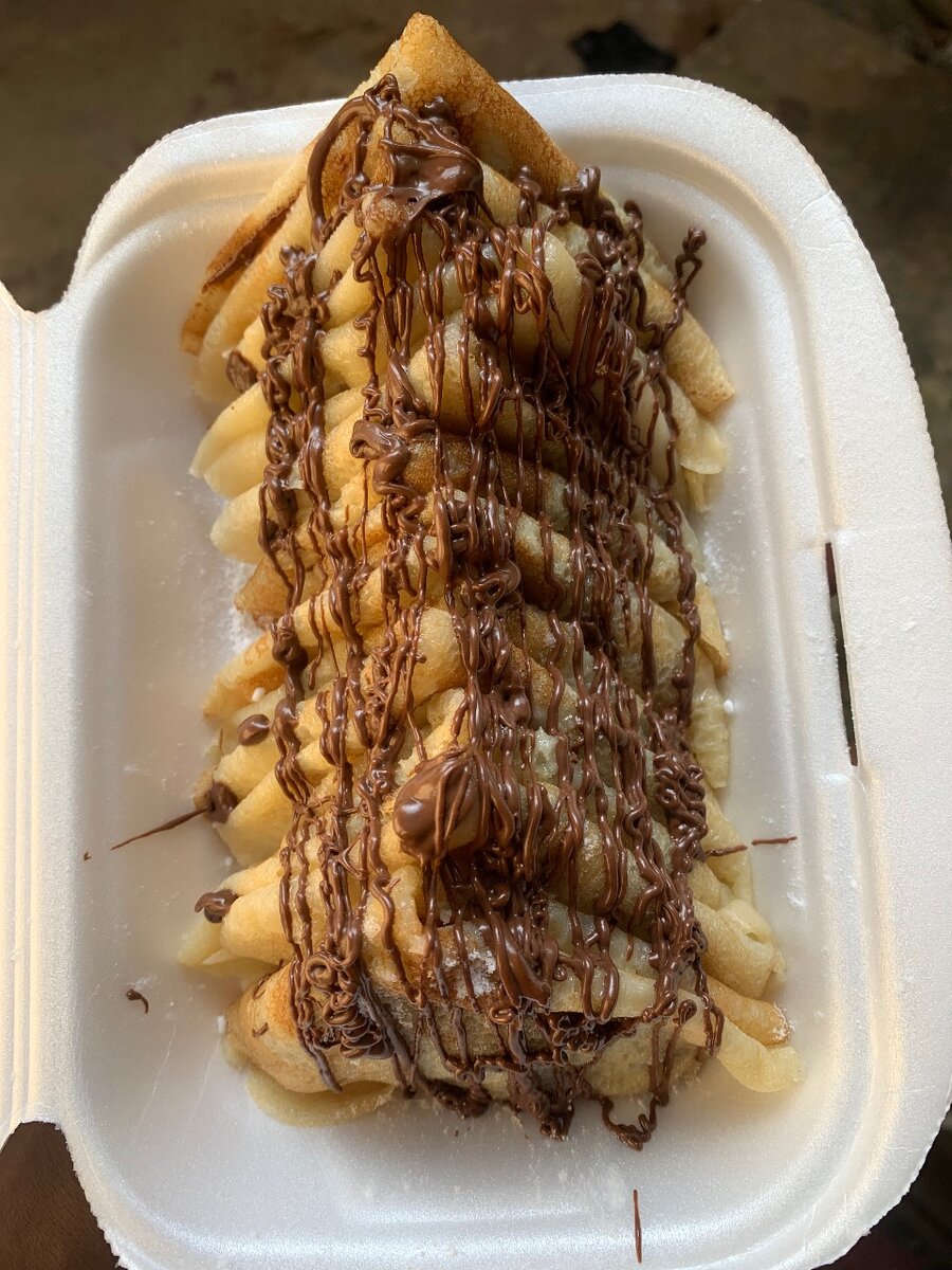 Crêpes banane chocolat