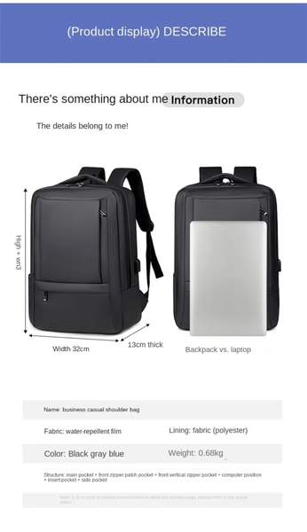 Sac à dos business imperméable