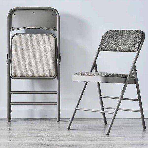 Chaise pliante rembourrée