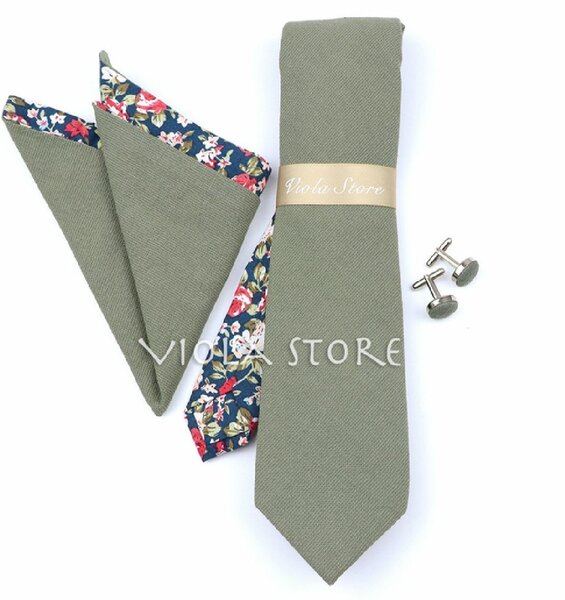 Ensemble cravate & boutons de manchette élégant
