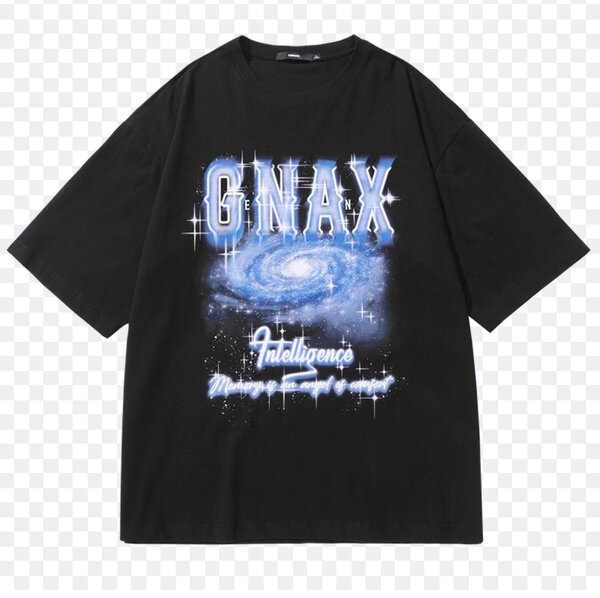 T-shirt graphique noir