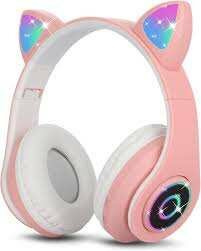 Casque Bluetooth Écouteurs Oreilles Chat