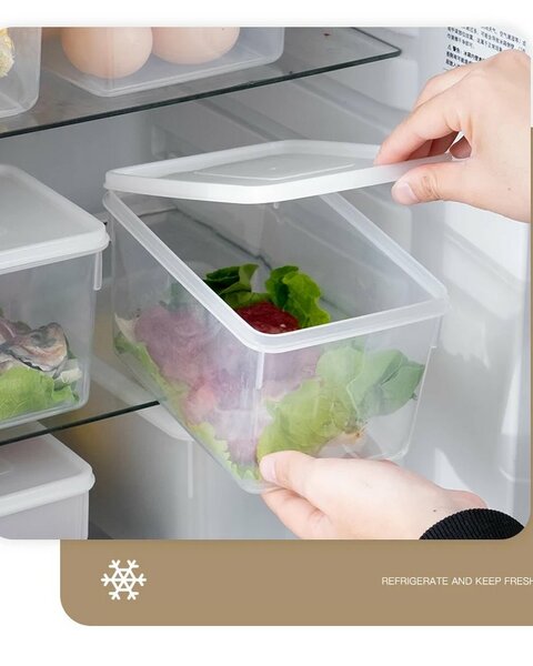 Plastic food storage bowl