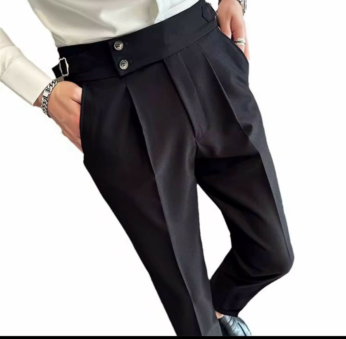 Pantalon tissu haut de gamme