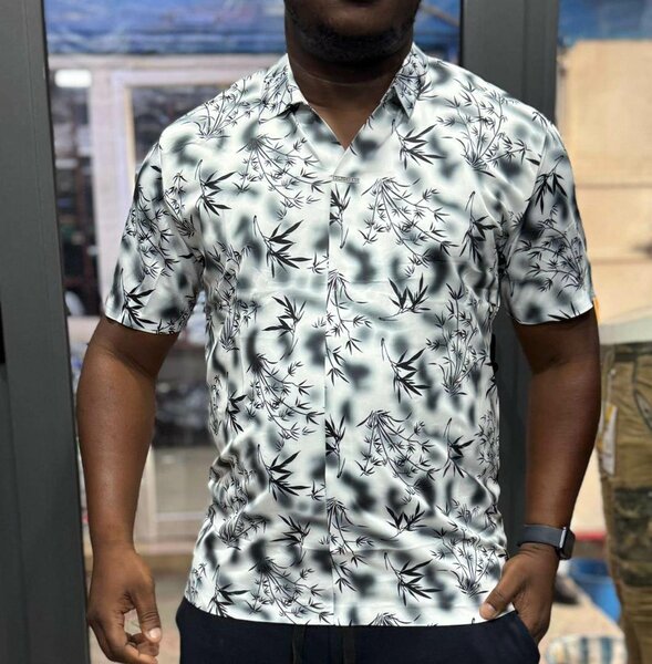 Chemise à motifs homme