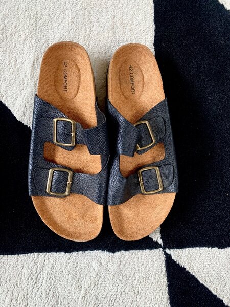 Sandales confortables en cuir pour hommes