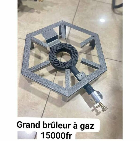 Bruleur de gaz, grande tête de gaz 