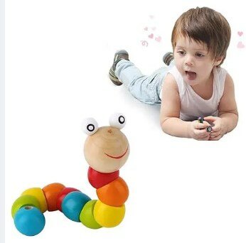 Caterpillar Wooden Toy for Kids