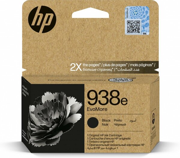 Cartouche d'encre noire HP 938e