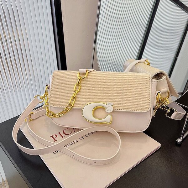 Sacs à main élégants en cuir et paille