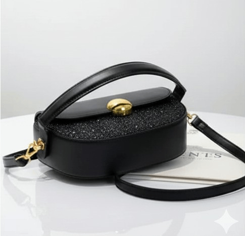 Sac à main noir chic