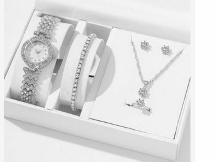 Ensemble montre bracelet pour femme