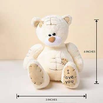 Ourson en peluche "I Love You"